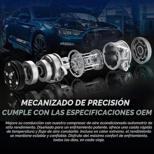 Vista 6 de BDELI - Conjunto de compresor de CA compatible con Toyota Tacoma 2.7L 4.0L, 2005, 2006, 2007, 2008, 2009, 2010, 2011, 2012, 2013, 2014, 2015, 2.7L