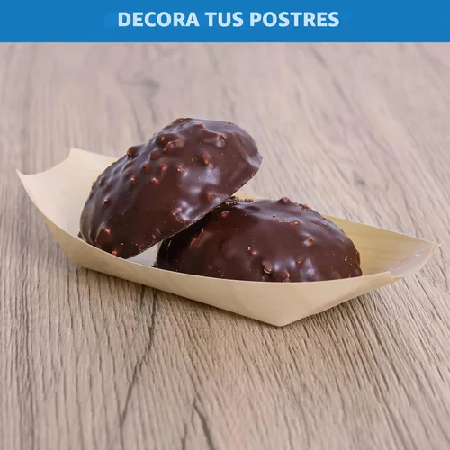 Vista 3 de RebEarth - Botes de bambú para servir, 100 unidades, 7 pulgadas para tacos y aperitivos