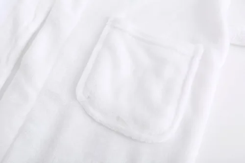 Vista 4 de Bata de baño suave con capucha para niños y niñas, ropa de dormir de 2 a 16 años