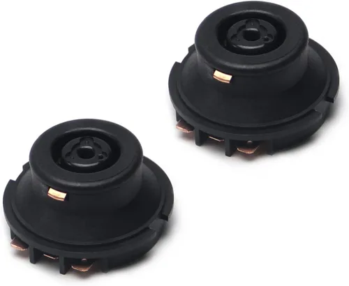 Vista 7 de Fielect Conector eléctrico del acoplador de la base de la caldera de 2 uds, punta de control de temperatura, zócalo de base superior negro 220V