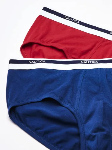 Vista 2 de Nautica Paquete múltiple de calzoncillos elásticos de algodón para hombre