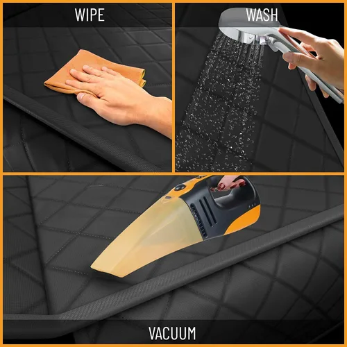 Vista 7 de Active Pets Forro de carga para perros, funda antideslizante duradera para asiento de vehículo, protege contra la suciedad y el pelaje, forro