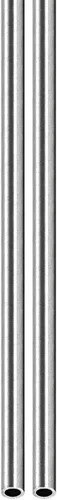 Vista 12 de DTGN Tubo de acero inoxidable 304 de 0.118 in x 0.008 in x 9.843 in (ODxWall TxL) - Paquete de 2 - Bueno para equipos de maquinaria - Tubería