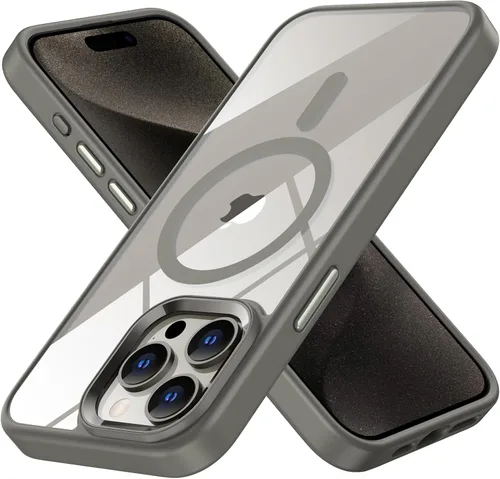 Vista 8 de Funda magnética para iPhone 12 Pro Max, compatible con MagSafe, [protección contra caídas de grado militar] TPU suave y transparente para iPhone 12