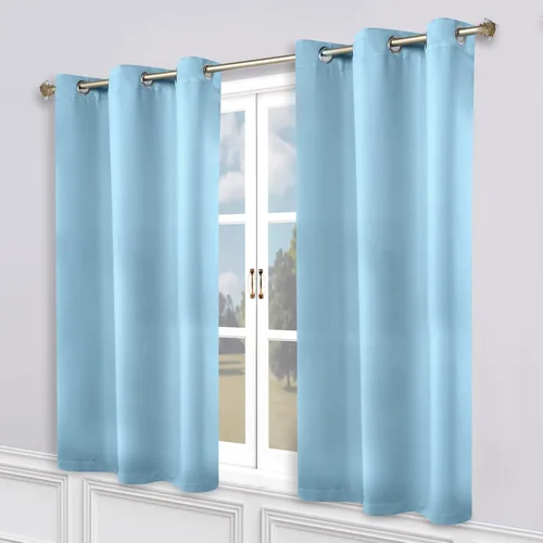 Vista 15 de Superior Cortinas Opacas, Oscurecimiento de Habitación, Dormitorio, Cortinas, Cocina, Acentos de Ventana de Sala de Estar, Bloqueo Solar, Térmico