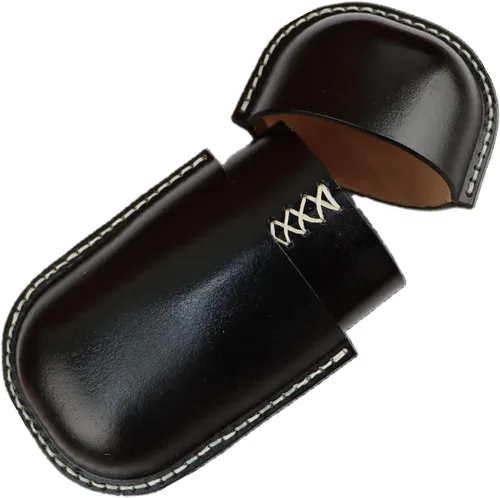 Vista 23 de Funda de cuero para gafas de sol vintage para hombres y mujeres miope, gafas de sol, viaje, caja de almacenamiento antiaplastamiento