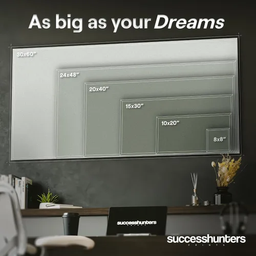 Vista 4 de Arte de pared motivacional para la oficina, lienzo de arte de súper auto, decoración automotriz inspiradora para los amantes de los autos deportivos