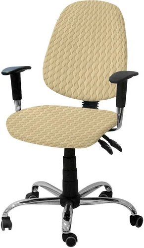 Vista 10 de Fundas elásticas para silla de oficina con diseño de muñeco de nieve, 2 piezas, suave y decorativo, protector para silla de escritorio