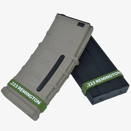 Vista 2 de Paquete de 12 bandas de marcado Miaozhun .223 Remington Magazine .223 para identificación de calibre de revista
