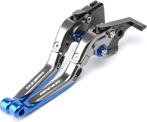 Vista 9 de Para Suzuki para GIXXER 250 SF 250SF 150 125 2020 2023 Accesorios de moto CNC ajustable palancas de freno de embrague plegables (color : negro)