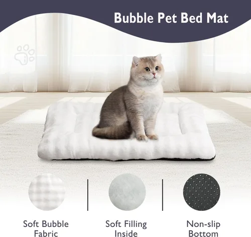 Vista 2 de Alfombrilla para cama de mascotas para gatos y perros pequeños