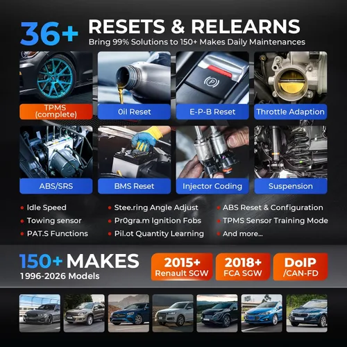 Vista 5 de Escáner Autel MaxiSYS MS906 PRO-TS: 2026 MS906Pro TS Up de MP900TS MK900TS MP900BT Kit MS906 MAX, TPMS completo y codificación OE, herramienta