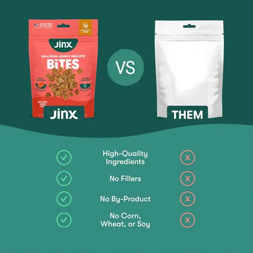 Vista 5 de Jinx Bocaditos de salmón, golosinas suaves y masticables para perros, 5