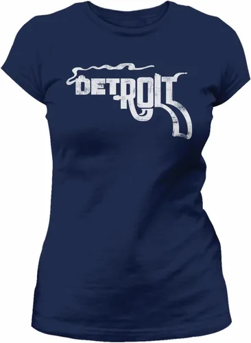 Vista 26 de Detroit Smoking Gun - Camisa para hombre y mujer, estilo vintage, suave Negro