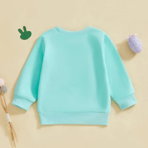 Vista 104 de Traje de San Valentín para bebé, niña, niño, traje de San Valentín, sudadera de manga larga con estampado de corazón