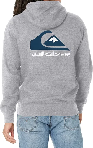 Vista 2 de Quiksilver Sudadera de forro polar con capucha con logotipo Mw para hombre