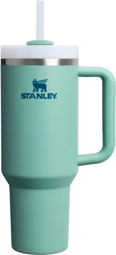 Vista 76 de STANLEY Quencher H2.0 Vaso Térmico con asa y pajilla, 64 onzas, tapa Flowstate de 3 posiciones, gran capacidad para viajes y deportes, vaso de acero