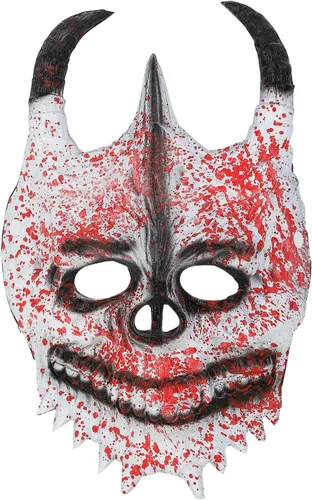 Vista 15 de Máscara de cabra para Halloween, oveja, cráneo, carnaval, fiesta, poliuretano, animal, cuerno de animal, cosplay, fiesta, accesorio de disfraz