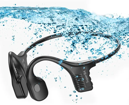 Vista 13 de Auriculares de Conducción Ósea YouthWhisper Bluetooth, Auriculares de Oreja Abierta con Micrófono, Conexión Inalámbrica Multipunto, Resistente al