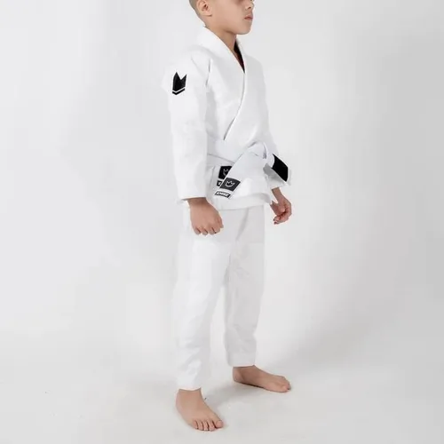 Vista 2 de KINGZ The One Brazilian Jiu Jitsu Gi - Kimono BJJ ligero y duradero para jóvenes - IBJJF Legal - 400gsm Pearl Weave Competition