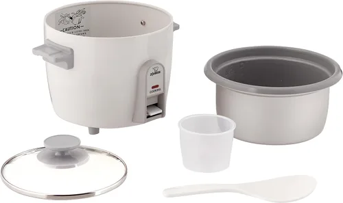 Vista 2 de Zojirushi Olla arrocera/vaporera de 3 tazas (blanco)