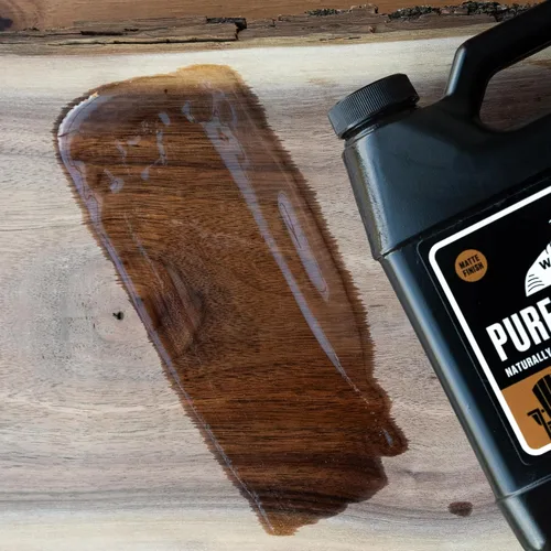 Vista 3 de Walrus Oil - Aceite de Tung 100% puro, acabado de madera para cualquier proyecto de carpintería, natural, vegano, apto para alimentos. Jarra de 32