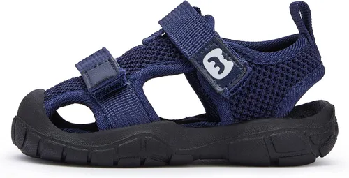 Vista 4 de BMCiTYBM Sandalias de verano con punta cerrada para bebé, niño, niña, zapatos ligeros, antideslizantes, para primeros pasos, 6, 9, 12, 18, 24 meses