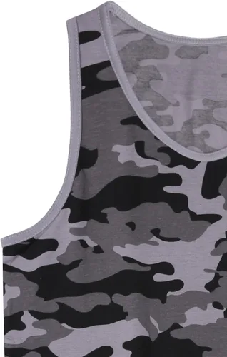 Vista 13 de Allsense Camiseta sin mangas para hombre – Camisa casual ligera