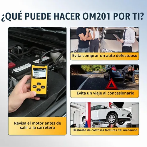 Vista 4 de Verifique el lector de código del motor, herramienta de diagnóstico OBDMATE