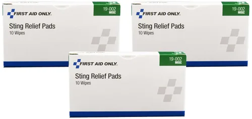 Vista 6 de First Aid Only 19-002 Pack de toallitas para picaduras (caja de 10)