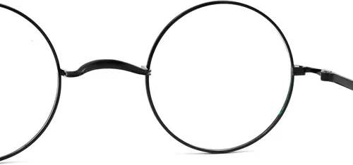 Vista 5 de Agstum Marco de lentes redondos retro de titanio puro sin almohadillas para la nariz