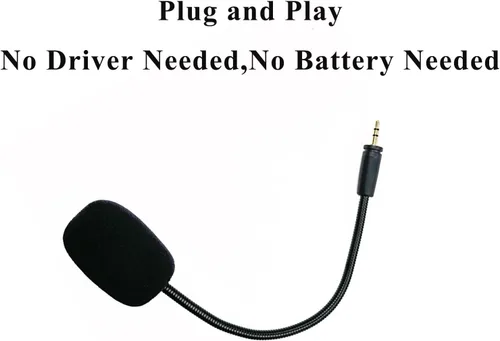 Vista 2 de Replacement Game Microphone for PDP Afterglow AG6, for Turtle Beach Ear Force XO Three Four Stealth Recon 150 50 50X 50P 60P Gaming Headsets Noise