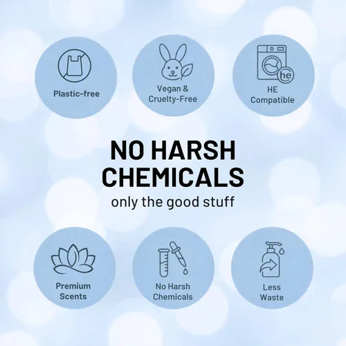 Vista 4 de FREY Hojas de detergente para ropa derivadas de plantas, 60 unidades (paquete de 2) - Tiras de detergente ecológicas sin líquido, láminas ecológicas