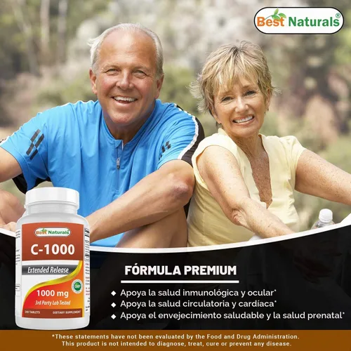Vista 5 de Best Naturals Calcio Magnesio con Vitamina D3 1500mg y Vitamina C 1000 mg