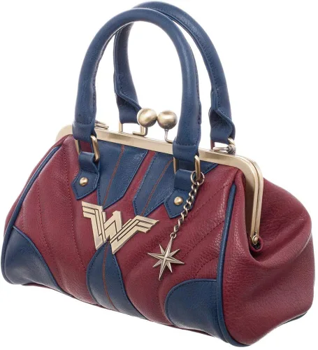 Vista 4 de Bioworld Wonder Woman Costume Inspired Women's Handbag Multi