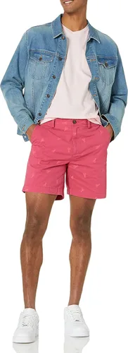 Vista 4 de Tienda Essentials - Pantalón corto ajustado para hombre, 7 pulgadas