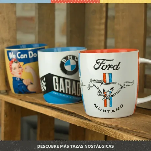Vista 5 de Nostalgic-Art Taza de café retro, 11.2 oz, VW - The Original Ride - Idea de regalo de VW Bus, producto oficial de licencia (OLP), taza de cerámica