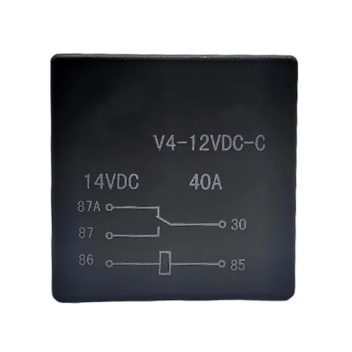 Vista 6 de 12VDC-C 15-50961 Relé automotriz multiusos, operación automática, contacto plateado, clasificación 30A, voltaje de conmutación 5-12V