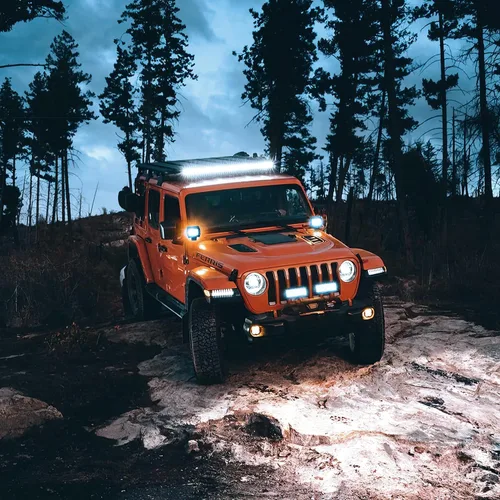 Vista 7 de Nilight ZH411-A 12” 12” 300 W, 300 W, triple fila de inundación Spot Combo 30000LM Led Off Road luces para camiones con juego de arnés de cableado