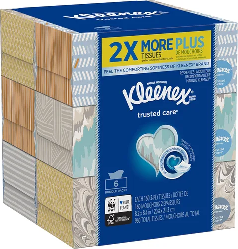 Vista 13 de Kleenex Tejidos blancos de 2 capas, A4016, 210 unidades (paquete de 3)