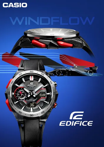 Vista 2 de Casio ECB-2200YDC-1AJF Edifice WINDFLOW Reloj Japan Import Aug 2023 Modelo, Moderno