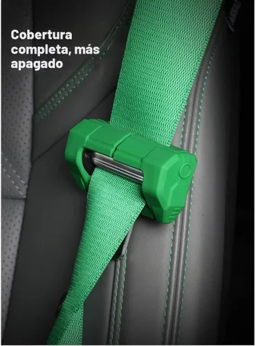 Vista 7 de Funda universal para clips para cinturón de seguridad de automóvil, protector de hebilla de cinturón de seguridad para automóvil, protector