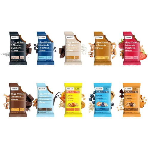 Vista 5 de RXBAR Barras de proteínas, 0.44 onzas de proteína, aperitivos sin gluten, paquete variado de 10 sabores (10 barras)