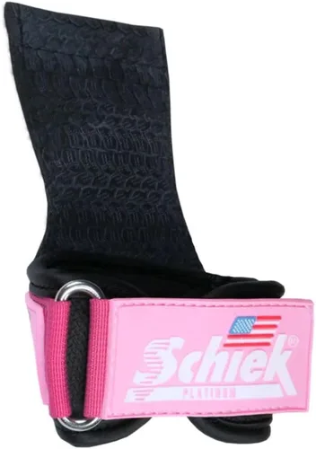 Vista 12 de Schiek Sports Model 1907 Platinum Edition Ultimate Grips - Correas de levantamiento de pesas 3 en 1, muñequeras y almohadillas de agarre, control
