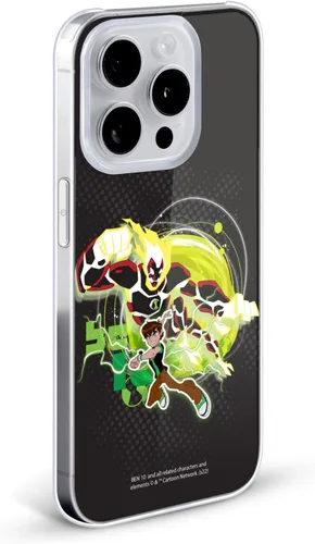 Vista 2 de Head Case Designs Funda rígida con licencia oficial de Ben 10: Omniverse Heatblast Graphics compatible con Apple iPhone 15 Plus