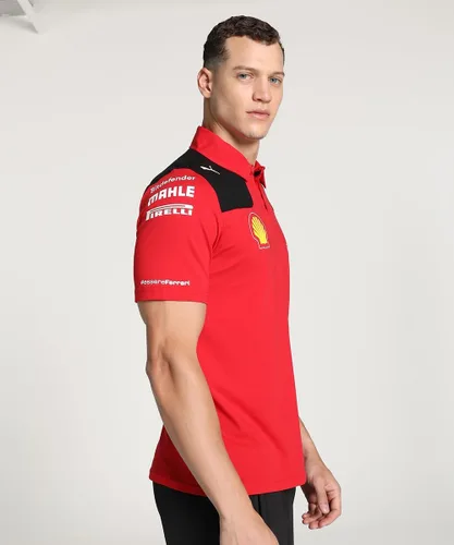 Vista 2 de Scuderia Ferrari - Polo de equipo 2023 - Hombre - Rojo