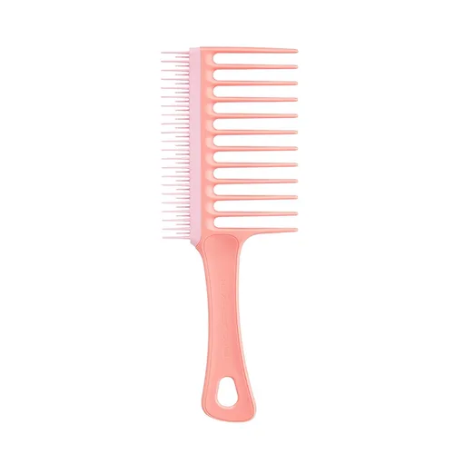 Vista 9 de Tangle Teezer Peine de dientes anchos para cabello rizado, peine desenredante de doble cara para todo tipo de cabello, desenredante húmedo y seco