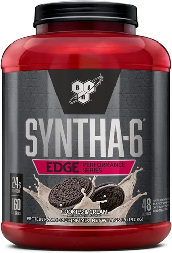 Vista 13 de BSN SYNTHA-6 Edge Polvo de Proteína, Polvo de Proteína de Chocolate con Proteína de Suero Hidrolizada, Caseína Micelar, Aislado de Proteína