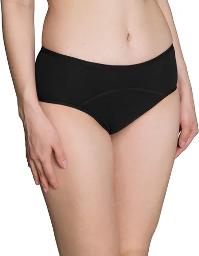 Vista 2 de INNERSY Ropa interior para mujer, de cintura media, baja, de algodón, posparto, paquete de 3