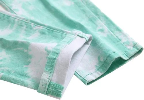 Vista 3 de DANT BULUN Pantalones deportivos de mezclilla ajustados elásticos para hombre